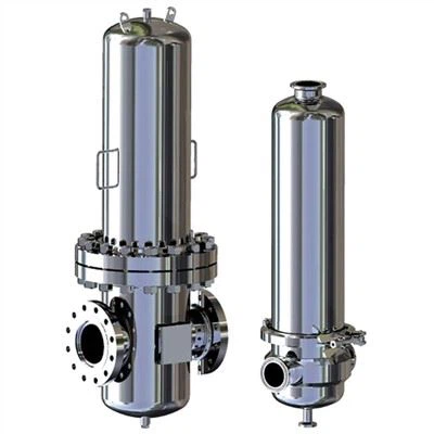 304 316 Boîtier de filtre à vapeur en acier inoxydable